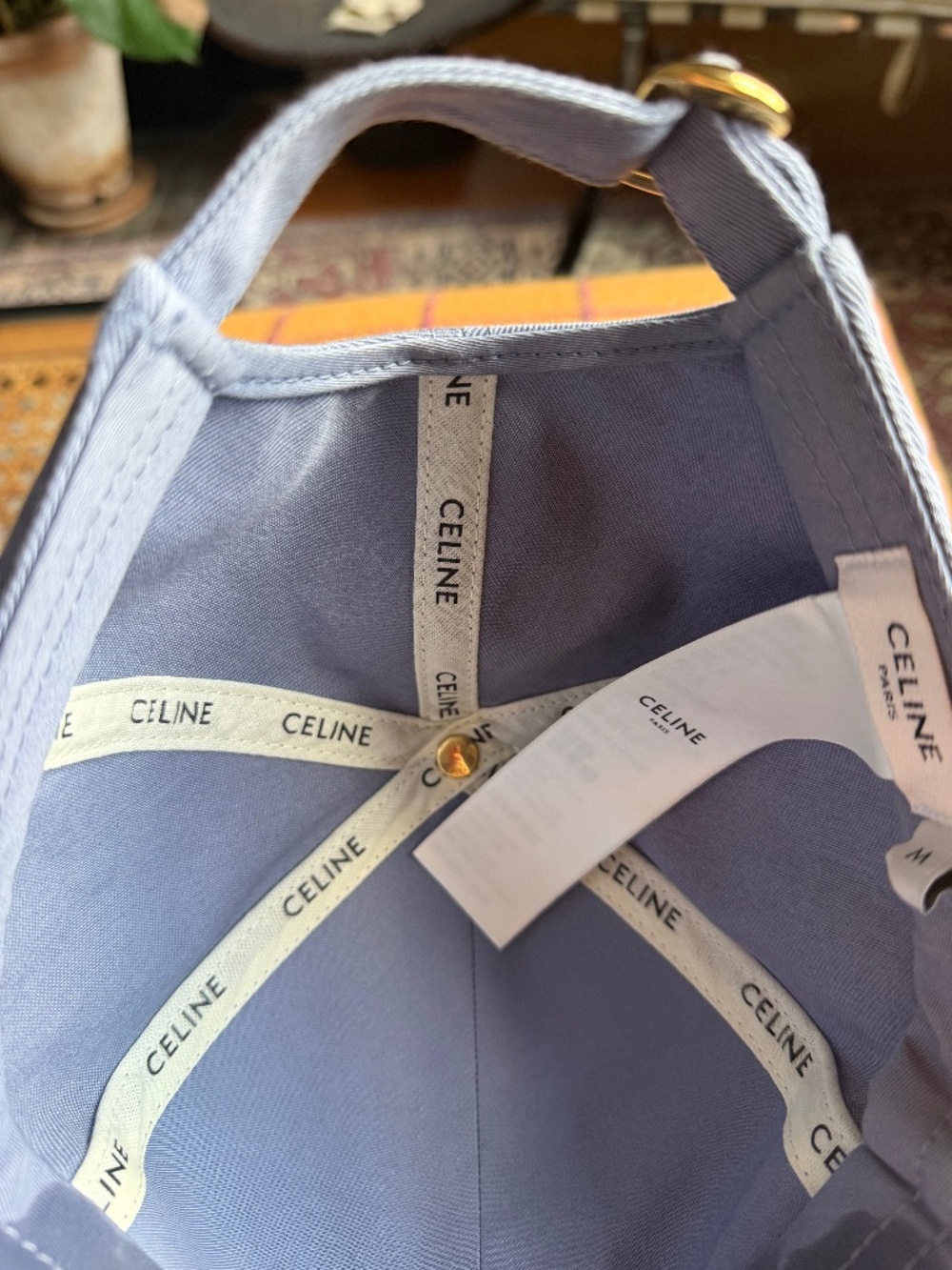 Celine Triomphe Baseball Cap Size Medium